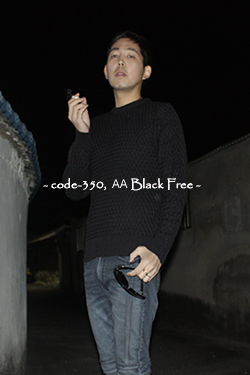 code-350, AA Black Free, 꽈베기니트, 31,000원